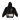 Black hoodie with a graphic of Usher Raymond